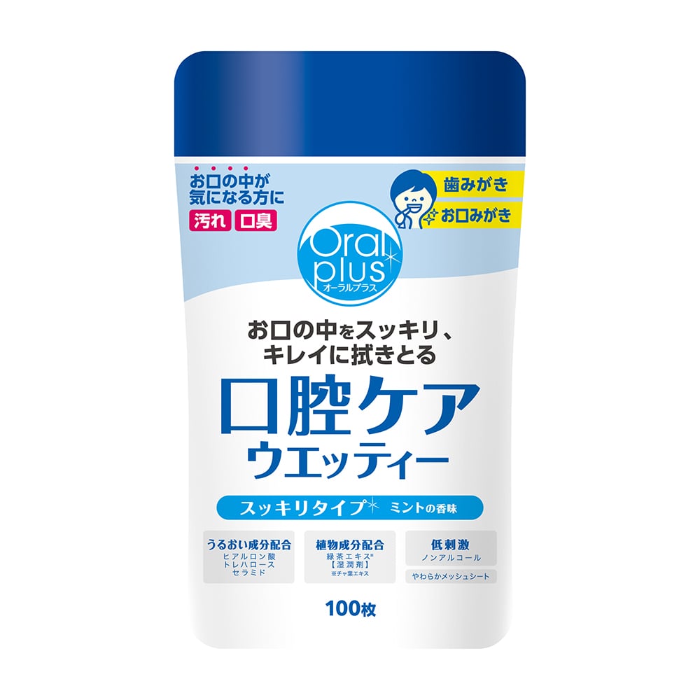アサヒグループ食品 口腔ケアウェッティー オーラルプラス スッキリタイプ ボトル入り C19 1本(ご注文単位1本)【直送品】