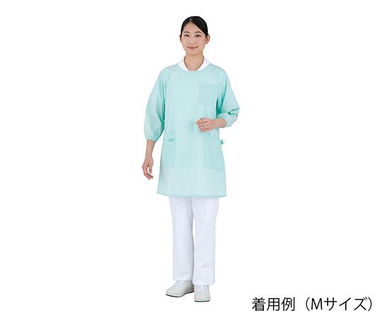 ナビス（アズワン） 予防衣　ミント　M　 1枚（ご注文単位1枚）【直送品】