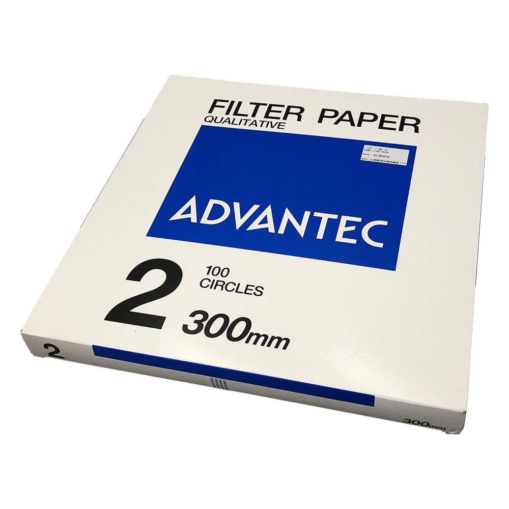 ADVANTEC 定性濾紙 No.2 Φ300 100枚入 00021300 1箱(ご注文単位1箱)【直送品】