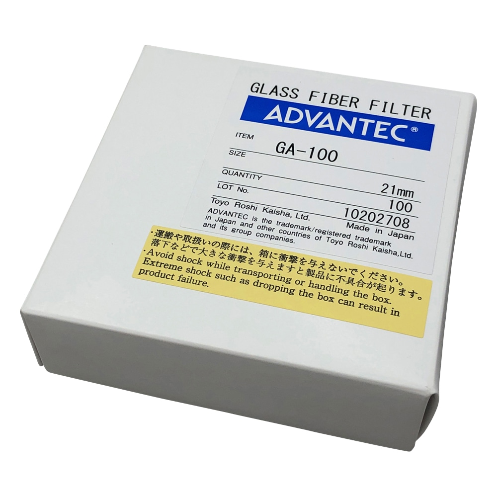 ADVANTEC ガラス濾紙 GA-100 100枚入 36281021 1箱(ご注文単位1箱)【直送品】