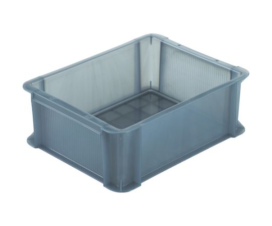 トラスコ中山 スケルトンカラーコンテナー ブラック TSK-910 1個(ご注文単位1個)【直送品】