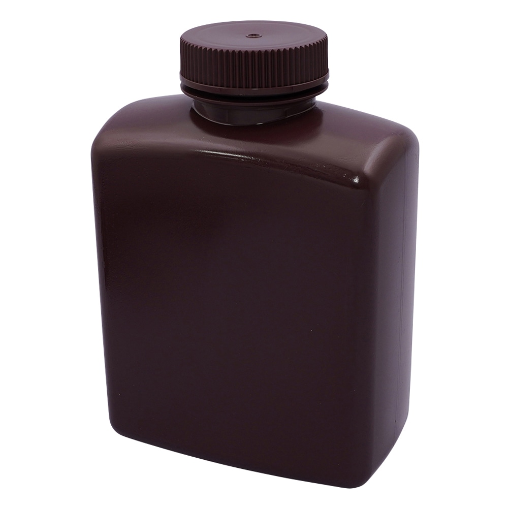TARSONS 角型瓶（HDPE製）　褐色　1000mL　583450 1本（ご注文単位1本）【直送品】