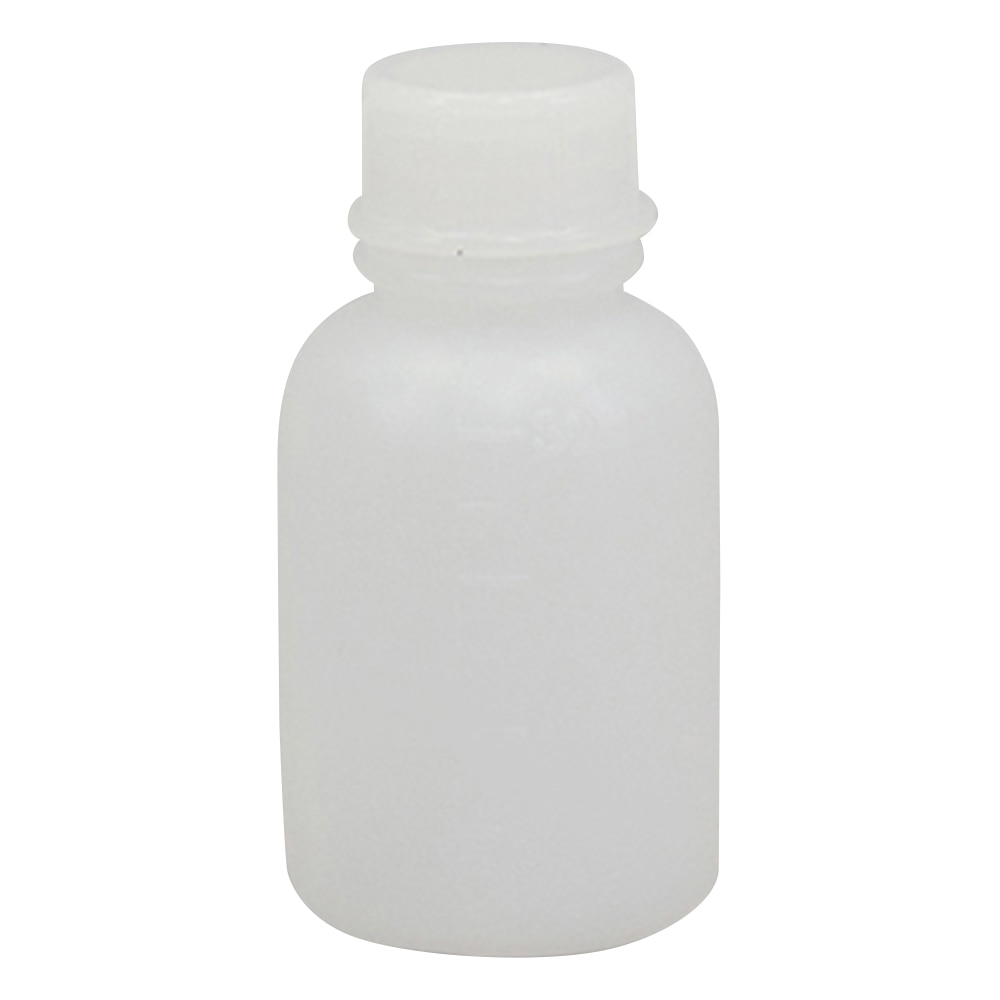 アズワン 細口瓶 中フタ付 30mL 1本(ご注文単位1本)【直送品】