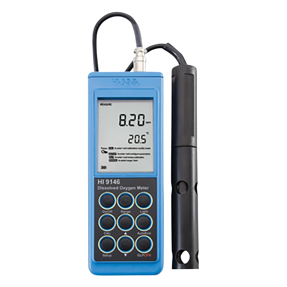 ハンナ インスツルメンツ 溶存酸素計(日常防水型) HI9146-04N 1個(ご注文単位1個)【直送品】