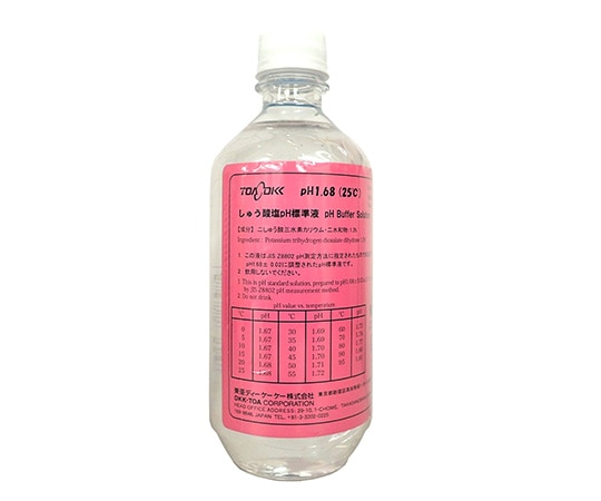 東亜ディーケーケー pH1.68標準液 500mL 143F194 1本(ご注文単位1本)【直送品】
