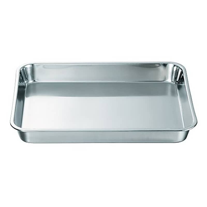 クローバー 18-8　浅型バット　18枚取　(1枚入り)　ABT-11-18 1個（ご注文単位1個）【直送品】
