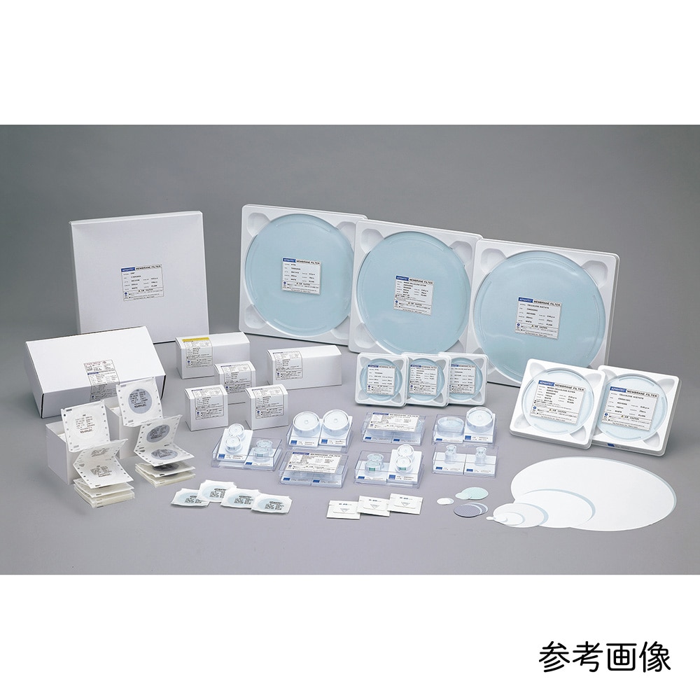 ADVANTEC メンブレンフィルター（PTFEタイプ）　孔径0.1μm　25枚入　12010009 1箱（ご注文単位1箱）【直送品】