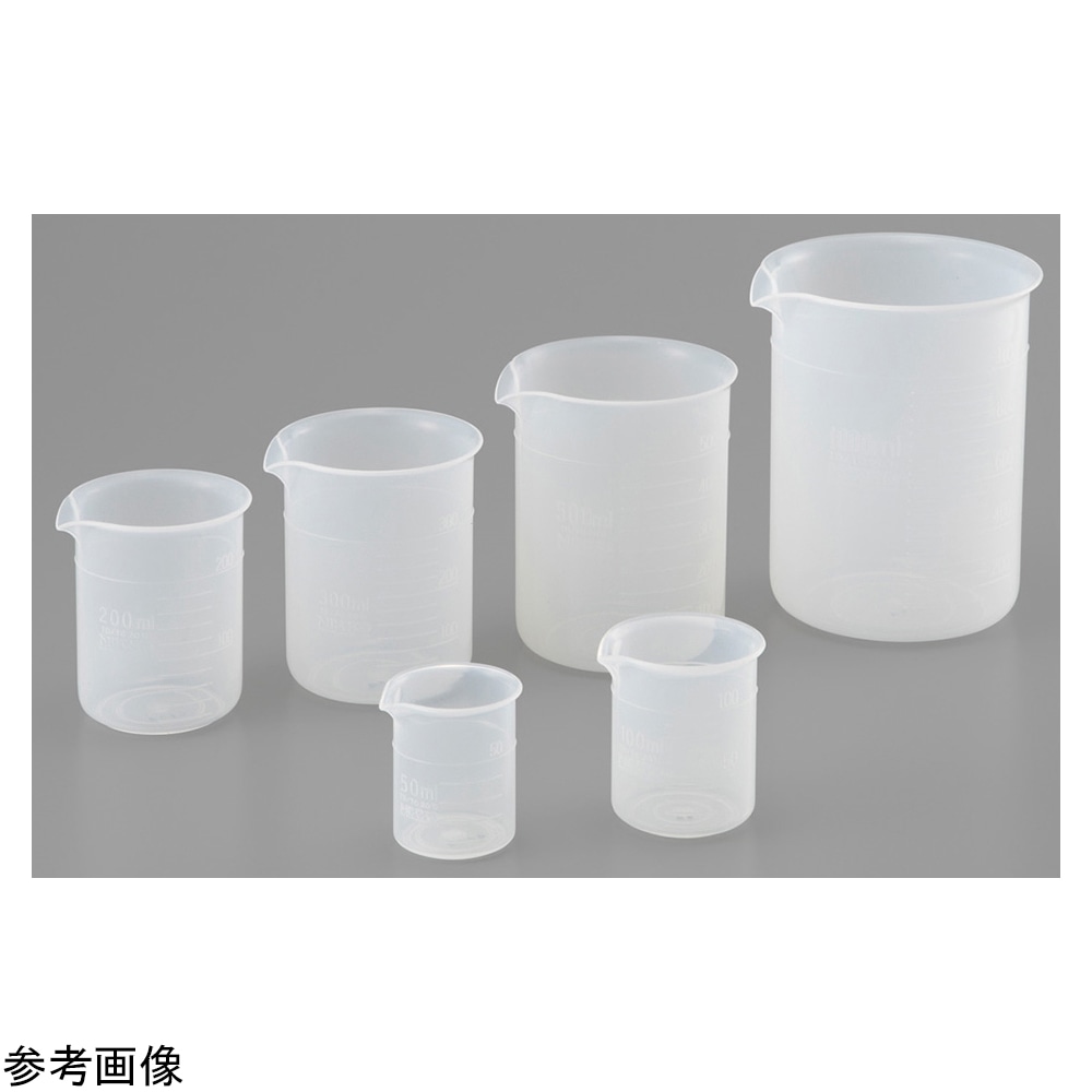 アズワン 耐薬PPビーカー（フロロテクト）300mL　 1個（ご注文単位1個）【直送品】