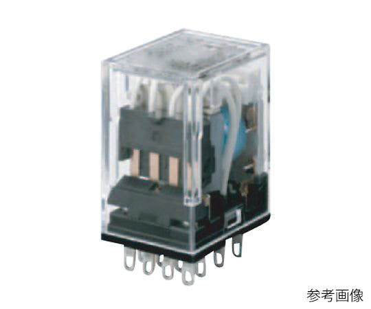 オムロン(FA・制御機器) ミニパワーリレー(MY4形) 動作表示灯内蔵型 MY4N DC24 1個(ご注文単位1個)【直送品】