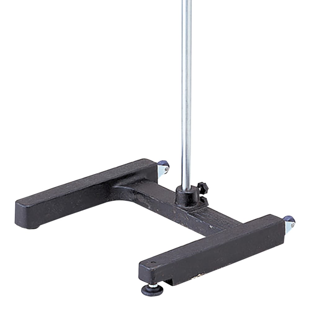 アズワン スタンド アジャスター付 ブラック 360×335mm ST-360C 1個(ご注文単位1個)【直送品】