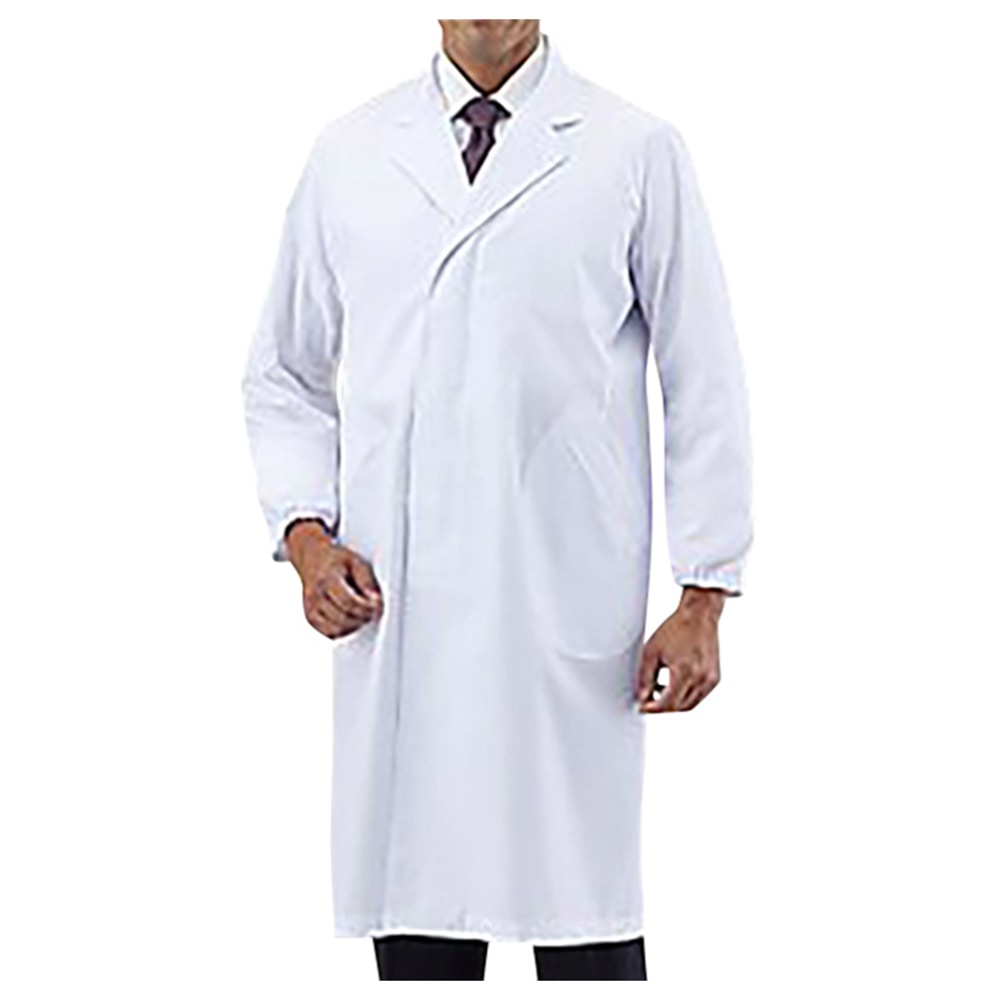 アズワン アズラボ白衣 シングル(男性用) M AL-MS 1枚(ご注文単位1枚)【直送品】