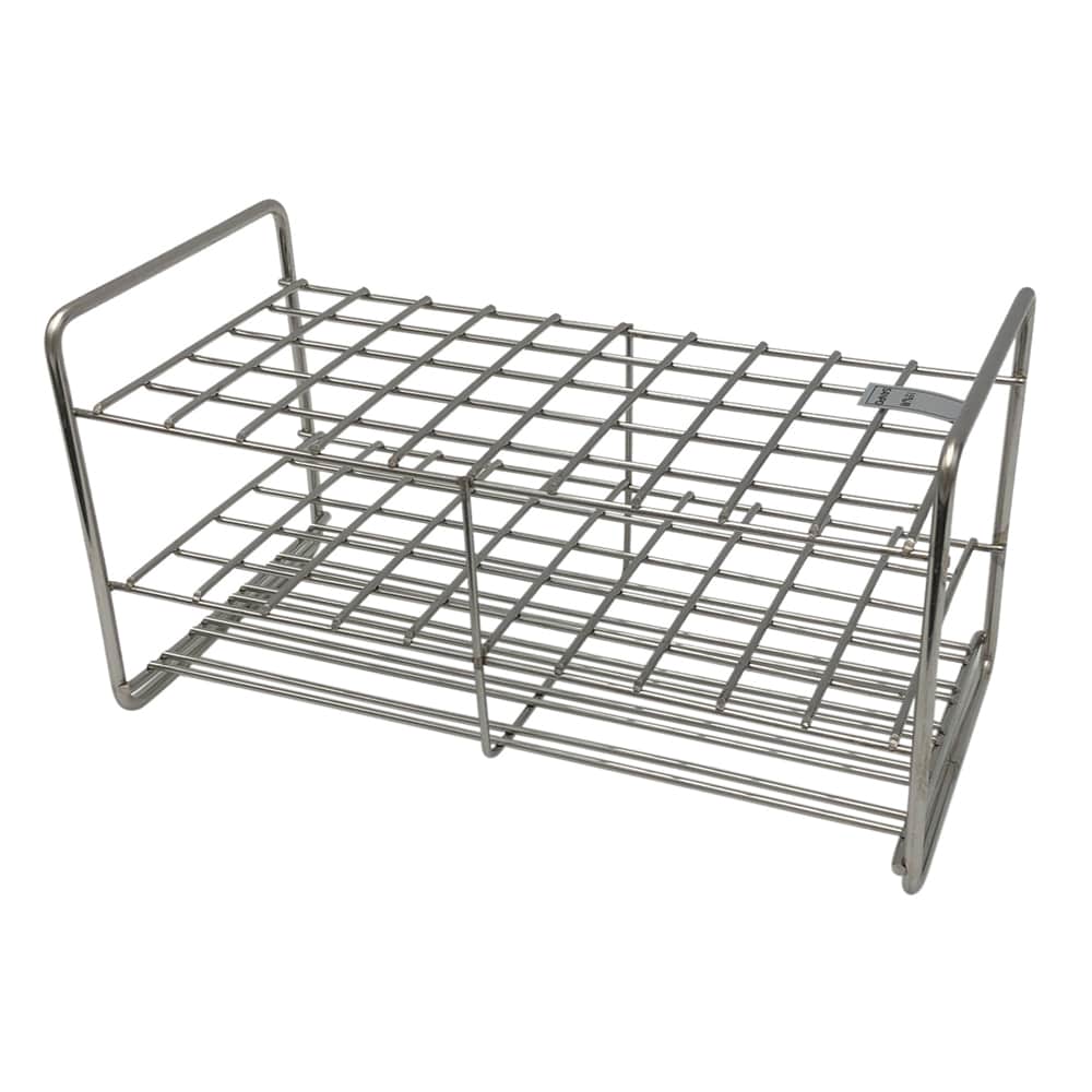 サンポー ステンレス試験管立 配列:5×10 サイズ:□17mm 15‐50H 1台(ご注文単位1台)【直送品】
