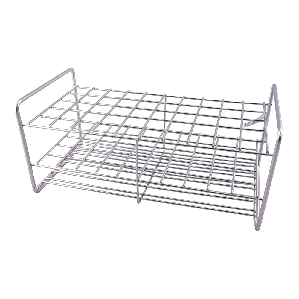 サンポー ステンレス試験管立 配列:5×10 サイズ:□20mm 18‐50H 1台(ご注文単位1台)【直送品】