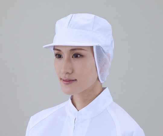 アズワン 衛生帽子男女兼用 八角トリタレ天メッシュ 1-5 1袋(ご注文単位1袋)【直送品】