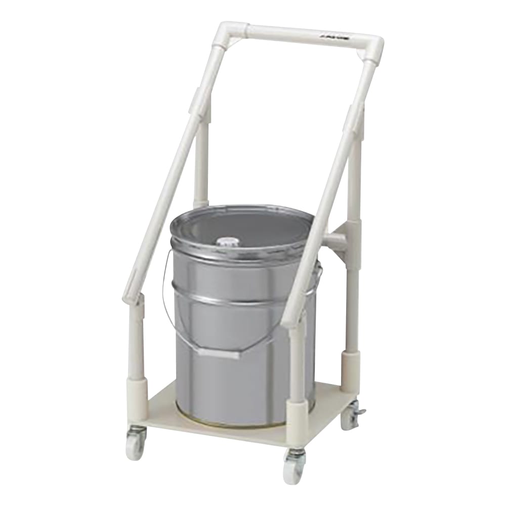 アズワン 廃液回収トレーワゴン ペール缶1ヶ用 1台(ご注文単位1台)【直送品】