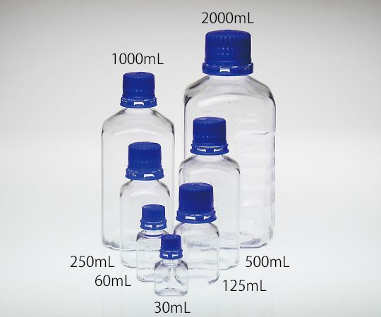TriForest PETG滅菌培地瓶 500mL 12本入 BGC0500S 1パック(ご注文単位1パック)【直送品】