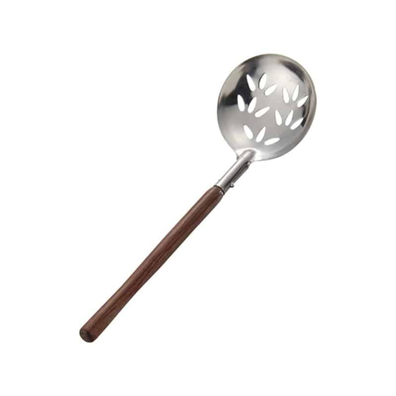 エムテートリマツ 強化木　卓上お玉（穴明）　 1個（ご注文単位1個）【直送品】