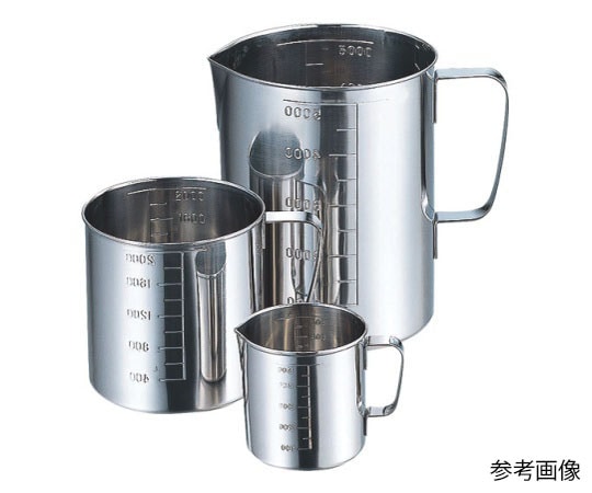 アズワン AG 18-8口付水マス 3L 1個(ご注文単位1個)【直送品】
