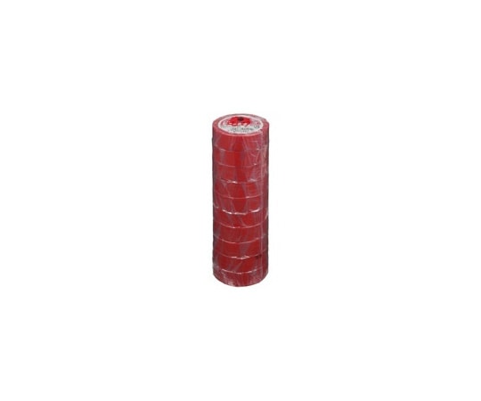 ヤマト(文具) ビニールテープ 19mm×10m 赤 10巻 NO200-19-20-10P 1パック(ご注文単位1パック)【直送品】