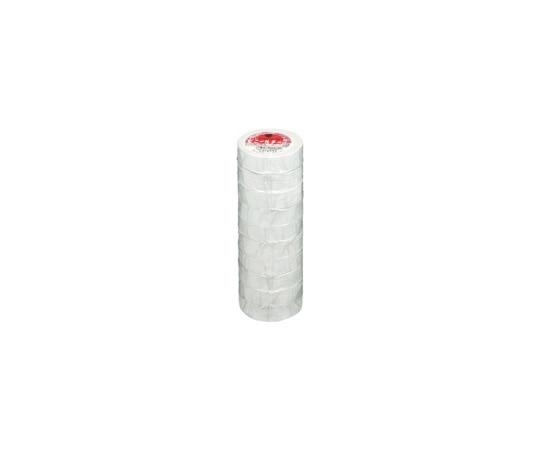 ヤマト(文具) ビニールテープ 19mm×10m 白 10巻 NO200-19-5-10P 1パック(ご注文単位1パック)【直送品】