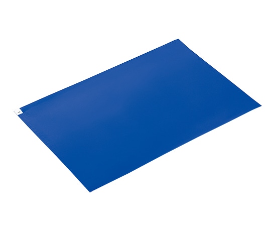 アズワン エコノミー粘着マット 中粘着タイプ 青 450×900 1箱（30層×10シート入）　 1箱（ご注文単位1箱）【直送品】