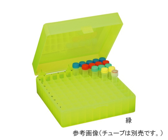 WATSON チューブラック 1.5/2.0mlチューブ用 100穴 ナチュラル 2572-102N 1個(ご注文単位1個)【直送品】