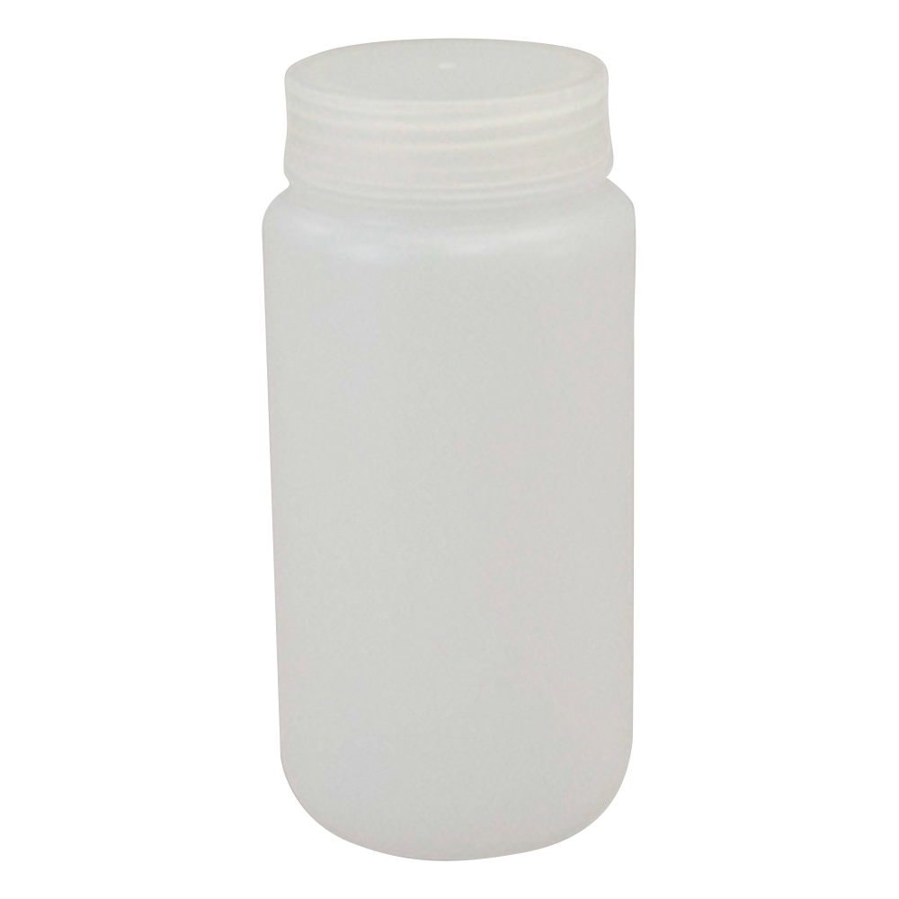 アズワン 広口瓶　500mL　HDPE製　 1本（ご注文単位1本）【直送品】