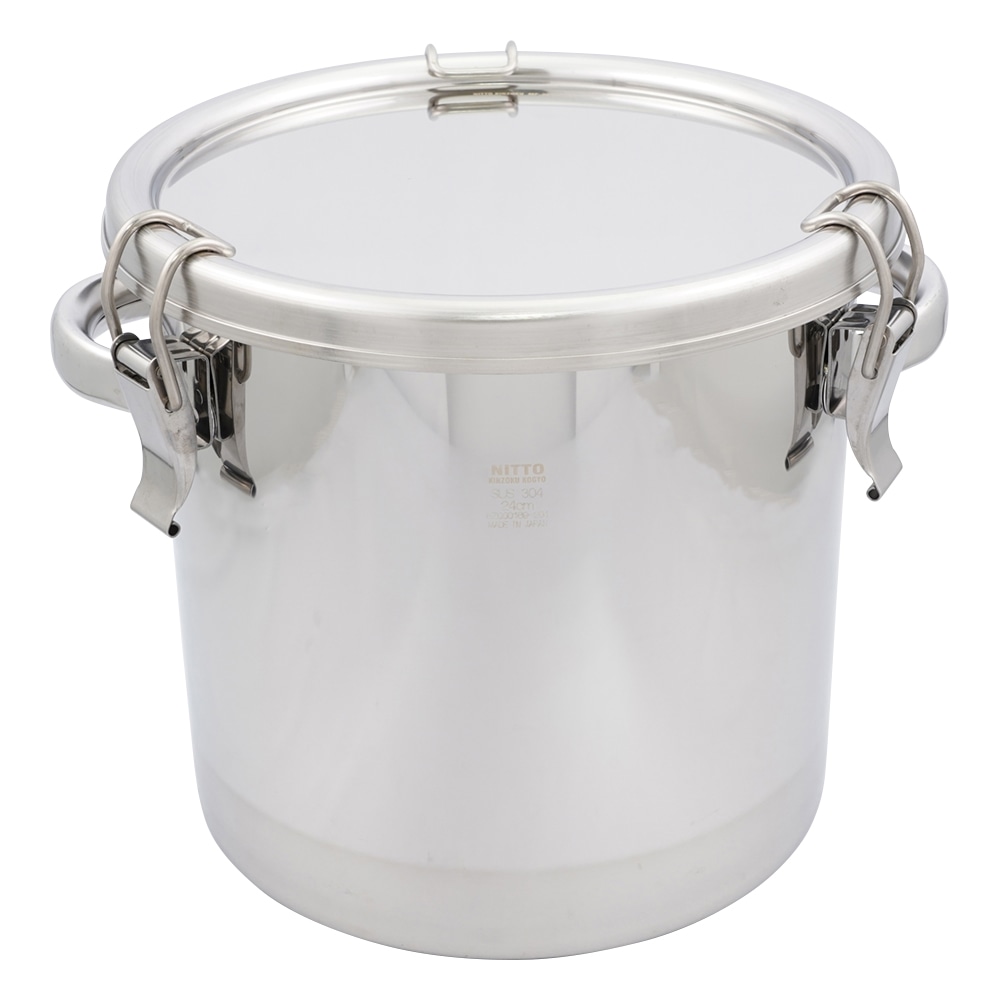MONOVATE(旧:日東金属工業) ステンレス保存容器 10L(PTFEパッキン) CTH-PTFE-24 1個(ご注文単位1個)【直送品】