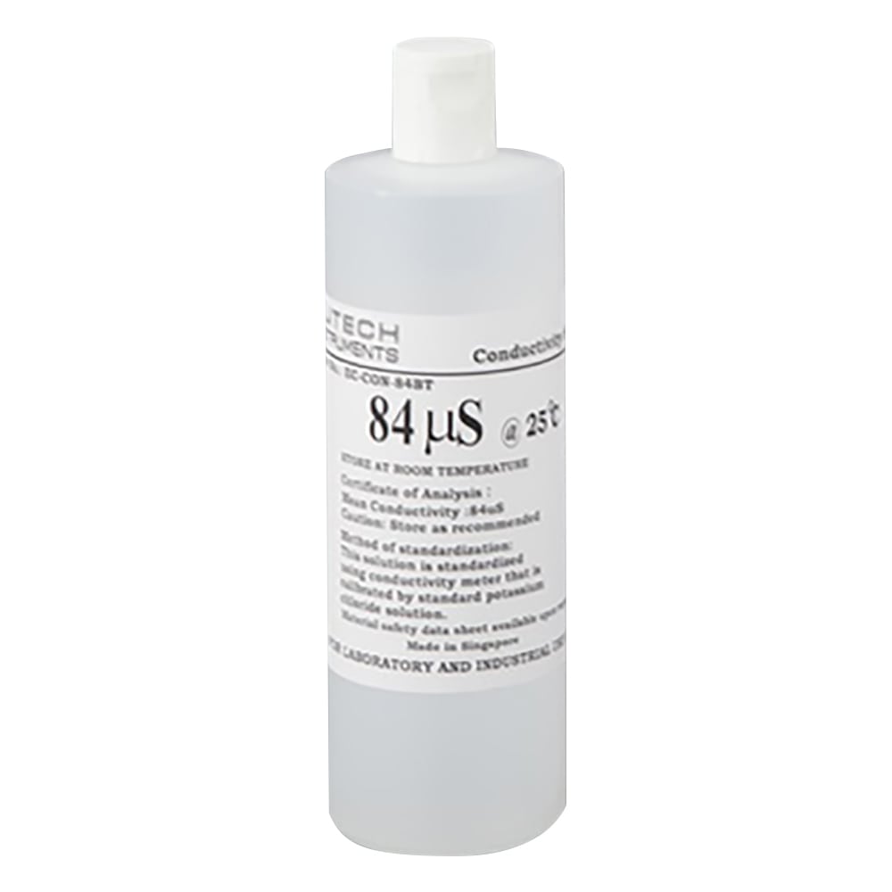 EUTECH ラコムテスター導電率計用校正液 84μS/cm 480mLボトル ECCON84BT 1本(ご注文単位1本)【直送品】