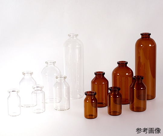 三田理化工業 ステリバイアル（ゴム栓、キャップ付き）　透明　10mL　10本入　SB-10C-BFA 1箱（ご注文単位1箱）【直送品】