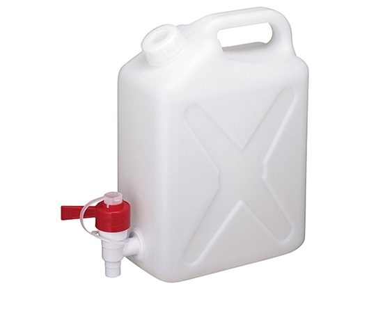 瑞穂化成工業 扁平缶 ケミカルコック付 20L 0315 1個(ご注文単位1個)【直送品】