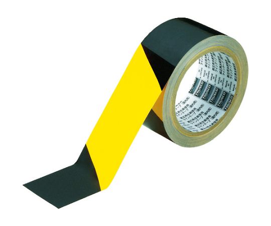 トラスコ中山 トララインテープ 黄黒 50mm×25m TLT-50EABY 1巻(ご注文単位1巻)【直送品】