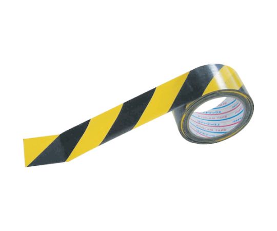 ダイヤテックス 安全表示テープ 50mm×25m TT-06-YB 1巻(ご注文単位1巻)【直送品】