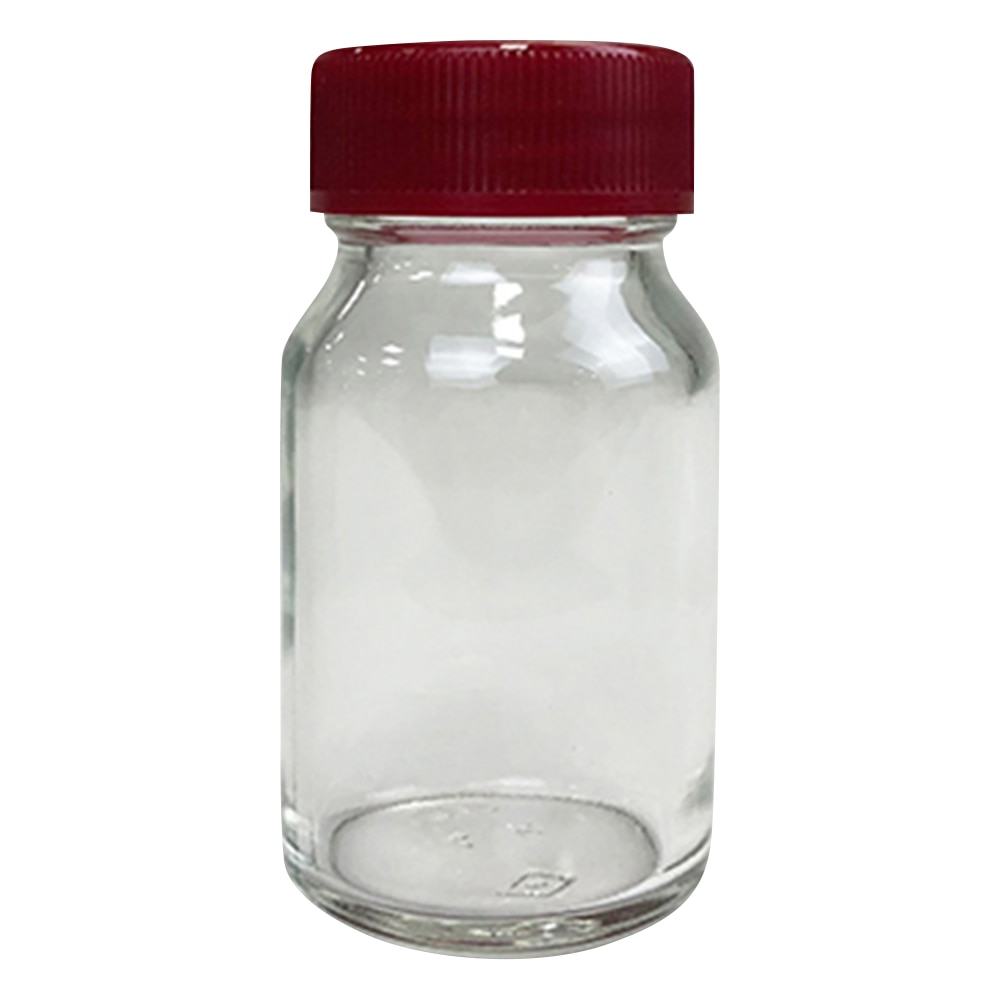 アズワン 規格瓶(広口) 透明 37.5mL No.4 1本(ご注文単位1本)【直送品】