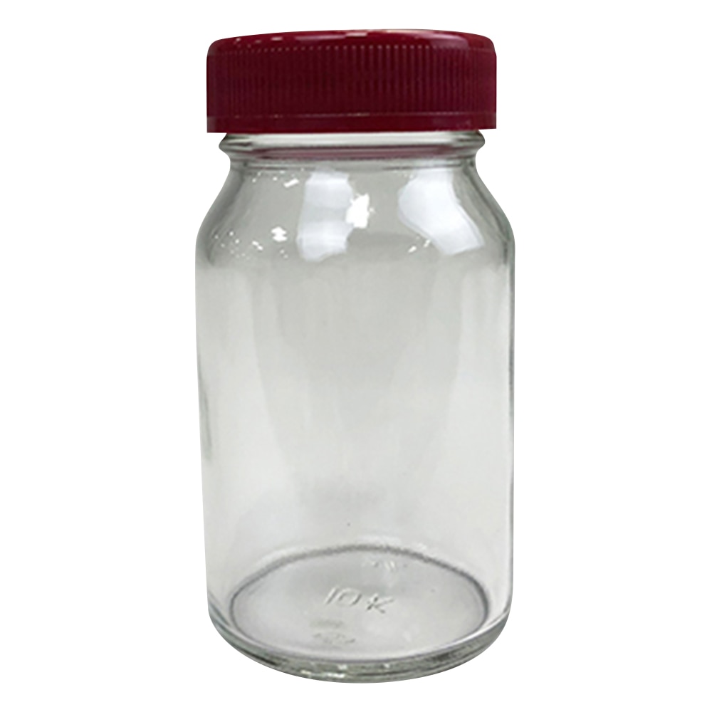 アズワン 規格瓶(広口) 透明 108mL No.10 1本(ご注文単位1本)【直送品】