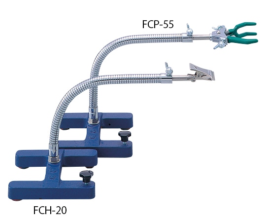 テラオカ フリーアームスタンド クランプヘッドセット品 FCP-55 1組(ご注文単位1組)【直送品】