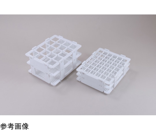 アズワン PP製 組立式チューブラック 129×106×45mmタイプ 25mm用×12本 1個(ご注文単位1個)【直送品】