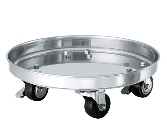 MONOVATE(旧:日東金属工業) タンク運搬用台車(SS・ゴム車) φ300mm用 KM-30 1個(ご注文単位1個)【直送品】
