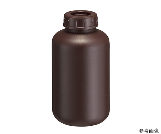 瑞穂化成工業 広口びん 2L 茶褐色 0090BR 1本(ご注文単位1本)【直送品】