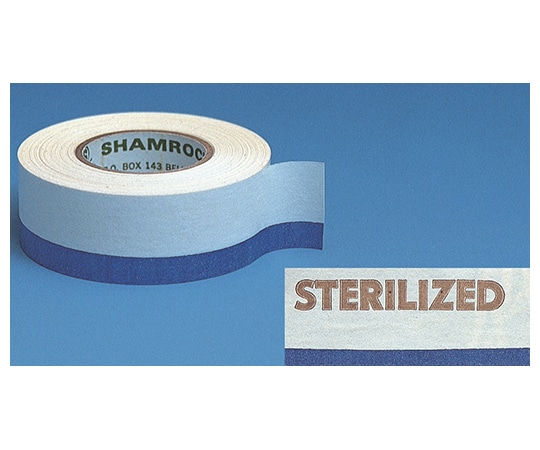 Shamrock インディケーターテープ(オートクレーブ用) 20mm幅 ブラック SIL-34-B-26 1巻(ご注文単位1巻)【直送品】