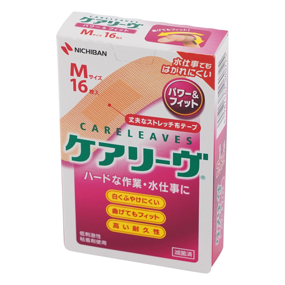 ニチバン ケアリーヴ パワー＆フィット M 16枚入　CLP16M 1個（ご注文単位1個）【直送品】