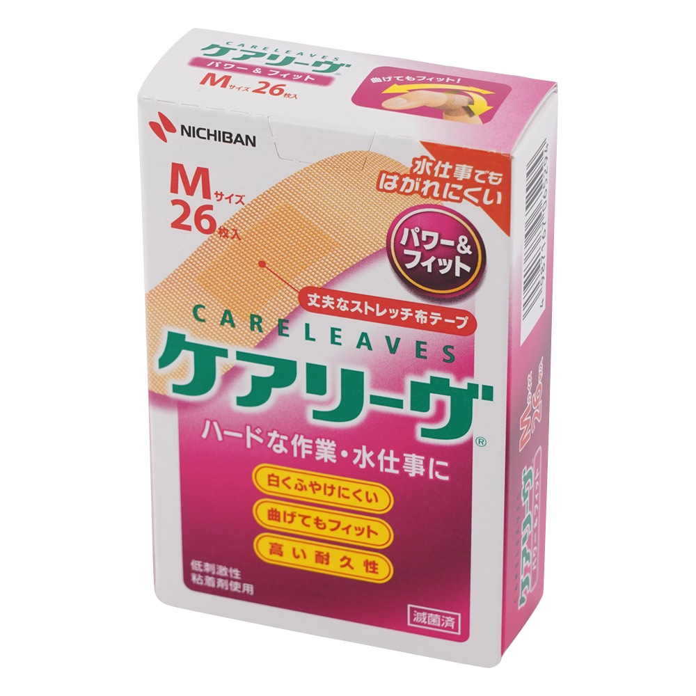 ニチバン ケアリーヴ パワー＆フィット M 26枚入　CLP26M 1個（ご注文単位1個）【直送品】