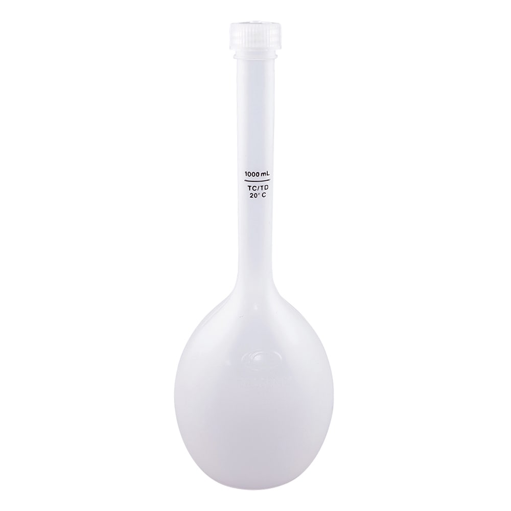 Nalge Nunc (サーモフィッシャーサイエンティフィック) ナルゲンメスフラスコ(PP製) 1000mL 4000-1000 1個(ご注文単位1個)【直送品】