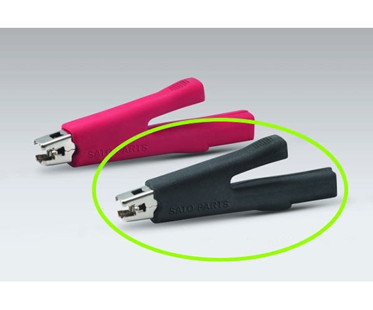 サトーパーツ パワークリップ 30V-5A 黒 C-100-B 1個(ご注文単位1個)【直送品】