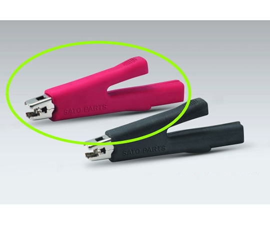サトーパーツ パワークリップ 30V-5A 赤 C-100-R 1個(ご注文単位1個)【直送品】