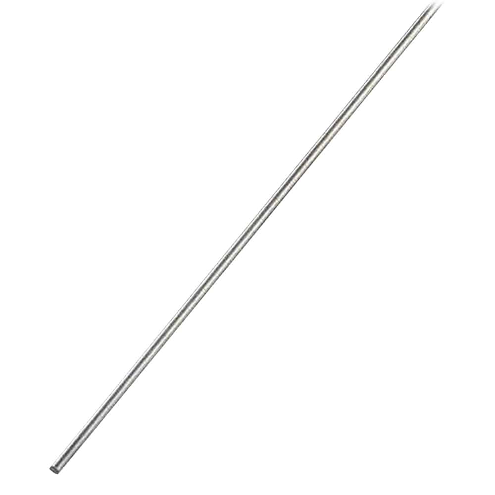 アズワン タングステン棒　φ2.0×500mm　W-φ2 1本（ご注文単位1本）【直送品】