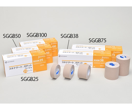 ニチバン スキナゲートガチット ベージュ 25mm×5m 12巻入 SGGB25 1箱(ご注文単位1箱)【直送品】