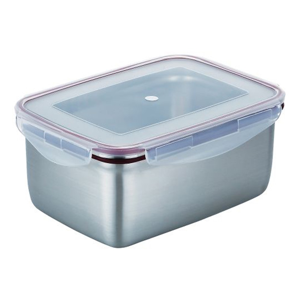 アズワン ステンレス角型容器(ロックタイプ) 3400mL No.9 1個(ご注文単位1個)【直送品】