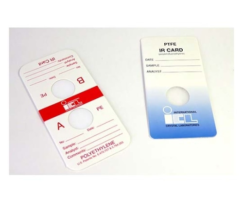 International Crystal Laboratory 簡易透過IRカード(透過用セル)KBr, 19mm 1パック(25枚入) 0000-7090 1パック(ご注文単位1パック)【直送品】