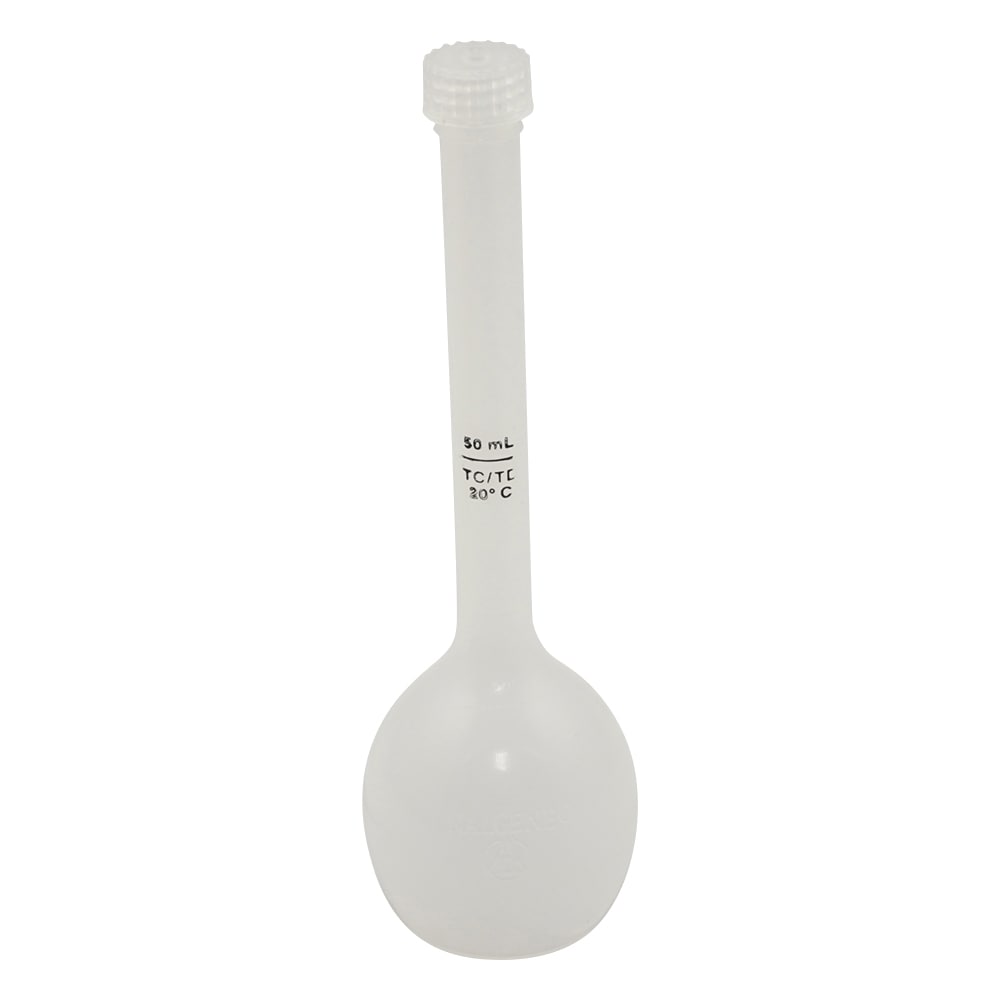 Nalge Nunc (サーモフィッシャーサイエンティフィック) ナルゲンメスフラスコ(PP製) 50mL 4000-0050 1個(ご注文単位1個)【直送品】